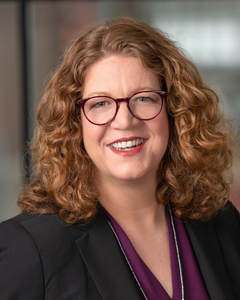 Portrait of Amber Mollhagen, PhD, LMSW