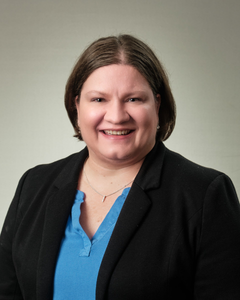 Portrait of Sarah Varekojis, PhD, RRT, RRT-ACCS, FNAP, FAARC