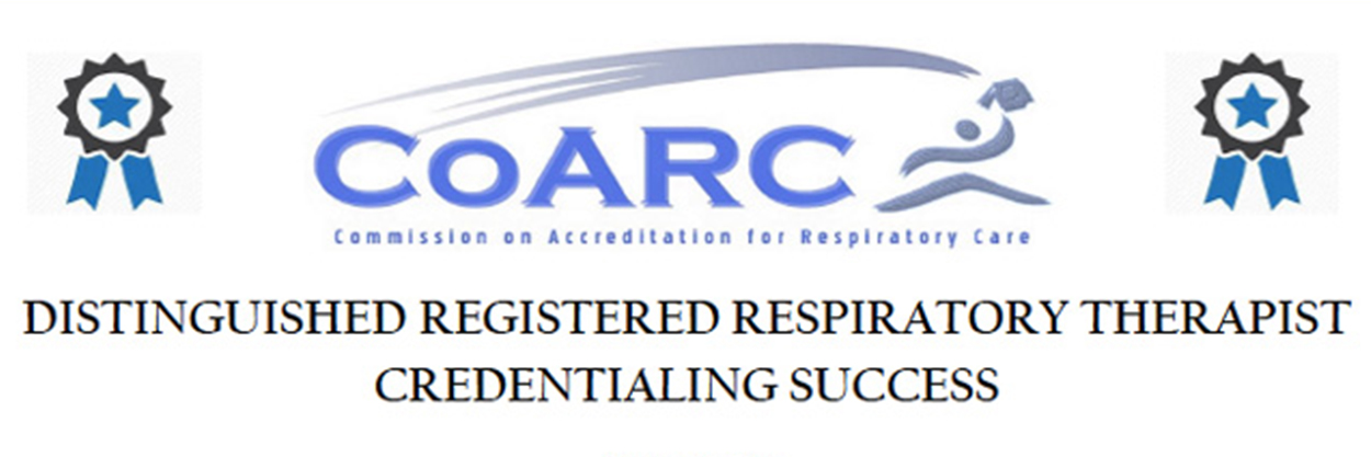 CoARC Distinguished Registered Respiratory Therapist Credentialing Success Award (2024)